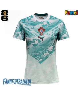 Portugalia Echipament de Fotbal Replică Mondial 2026 Femei Deplasare